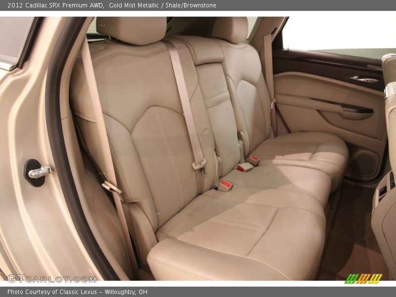 Gold Mist Metallic / Shale/Brownstone 2012 Cadillac SRX Premium AWD