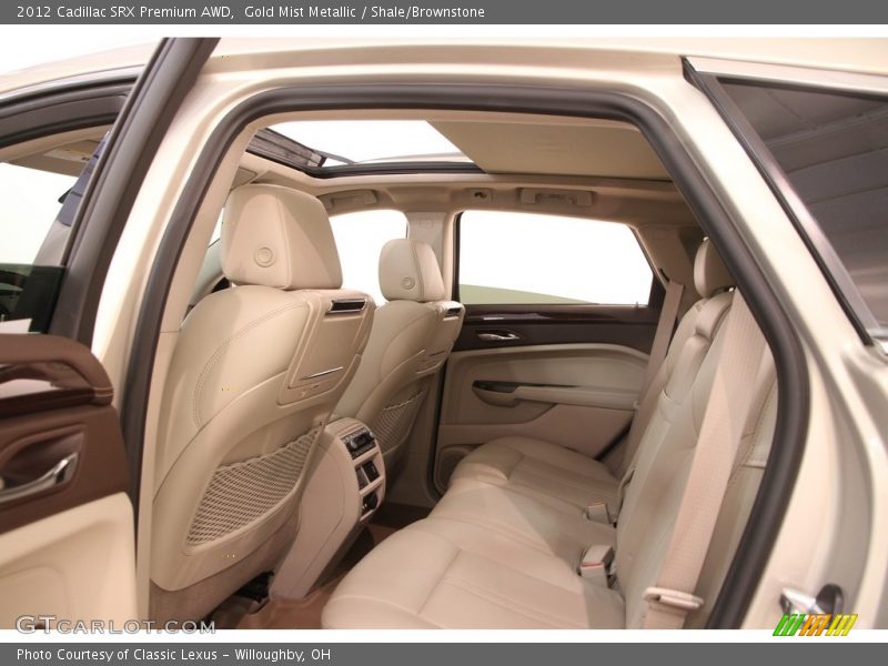 Gold Mist Metallic / Shale/Brownstone 2012 Cadillac SRX Premium AWD
