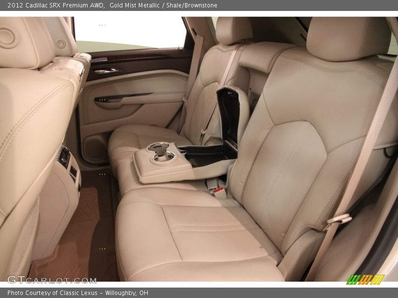Gold Mist Metallic / Shale/Brownstone 2012 Cadillac SRX Premium AWD