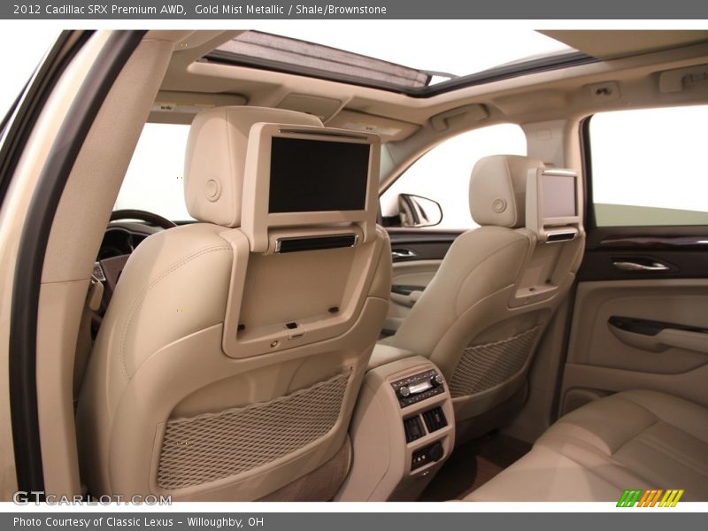 Gold Mist Metallic / Shale/Brownstone 2012 Cadillac SRX Premium AWD