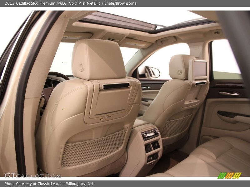 Gold Mist Metallic / Shale/Brownstone 2012 Cadillac SRX Premium AWD