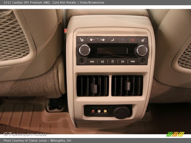 Gold Mist Metallic / Shale/Brownstone 2012 Cadillac SRX Premium AWD