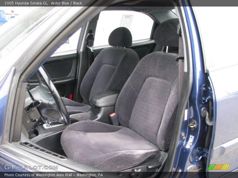 Ardor Blue / Black 2005 Hyundai Sonata GL