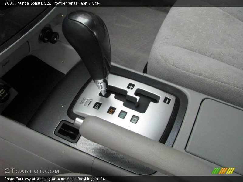 Powder White Pearl / Gray 2006 Hyundai Sonata GLS