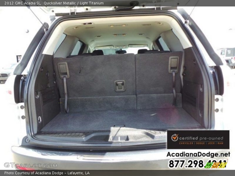 Quicksilver Metallic / Light Titanium 2012 GMC Acadia SL