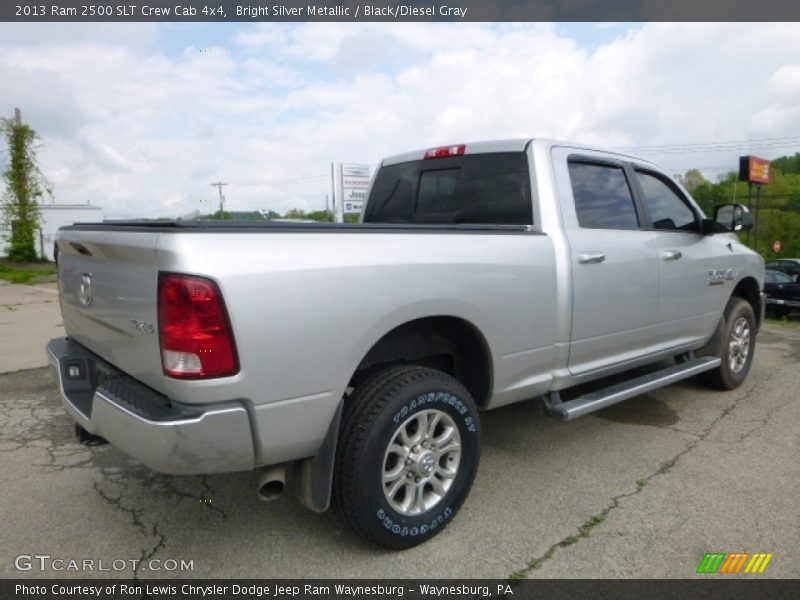Bright Silver Metallic / Black/Diesel Gray 2013 Ram 2500 SLT Crew Cab 4x4