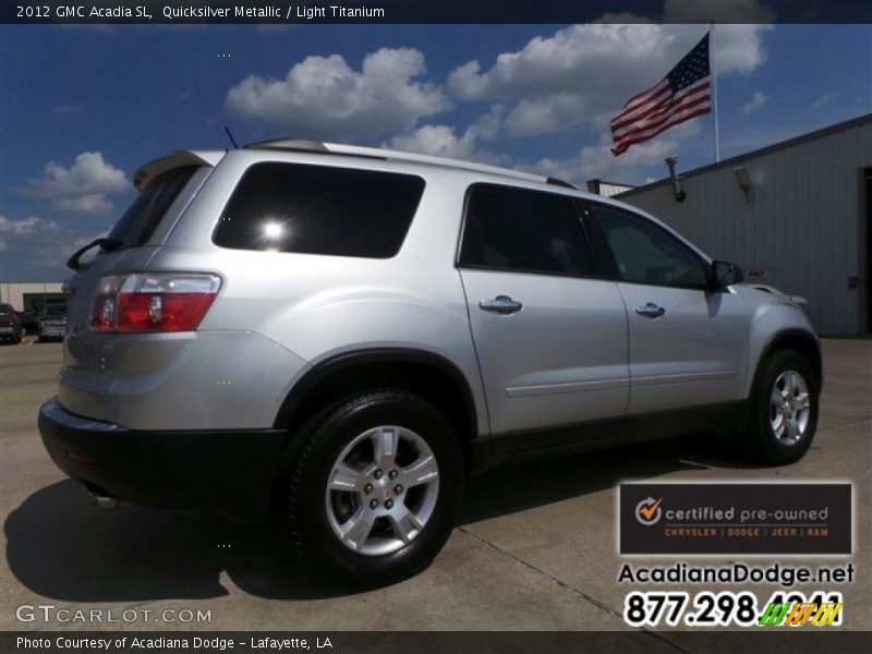 Quicksilver Metallic / Light Titanium 2012 GMC Acadia SL