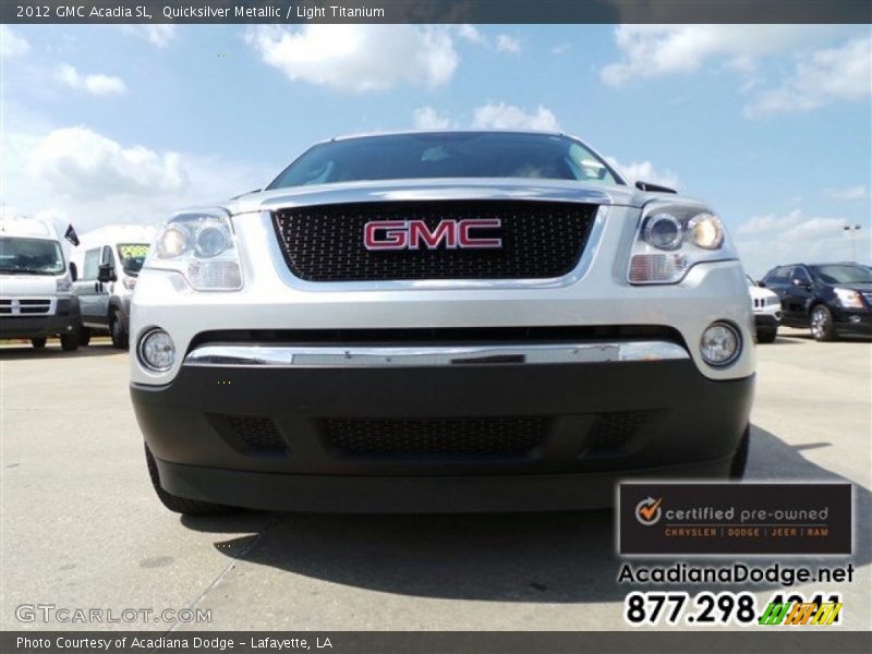 Quicksilver Metallic / Light Titanium 2012 GMC Acadia SL