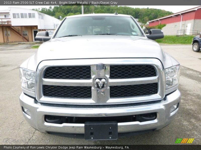 Bright Silver Metallic / Black/Diesel Gray 2013 Ram 2500 SLT Crew Cab 4x4