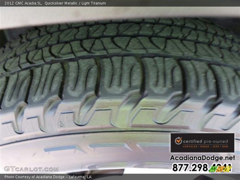 Quicksilver Metallic / Light Titanium 2012 GMC Acadia SL