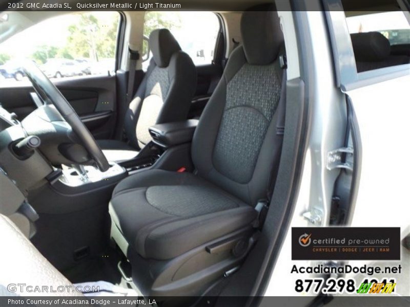 Quicksilver Metallic / Light Titanium 2012 GMC Acadia SL