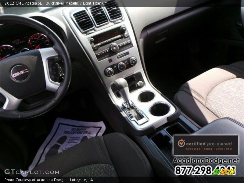 Quicksilver Metallic / Light Titanium 2012 GMC Acadia SL