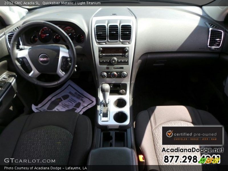 Quicksilver Metallic / Light Titanium 2012 GMC Acadia SL