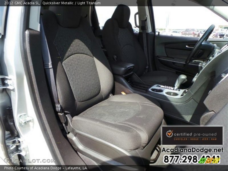 Quicksilver Metallic / Light Titanium 2012 GMC Acadia SL
