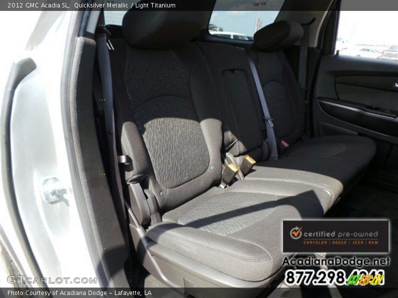 Quicksilver Metallic / Light Titanium 2012 GMC Acadia SL
