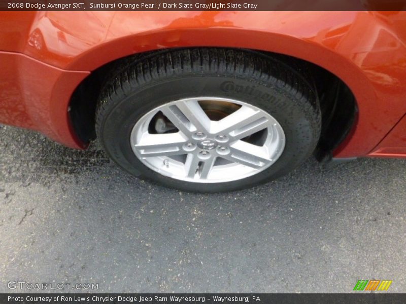 Sunburst Orange Pearl / Dark Slate Gray/Light Slate Gray 2008 Dodge Avenger SXT