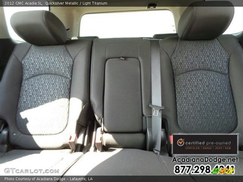 Quicksilver Metallic / Light Titanium 2012 GMC Acadia SL