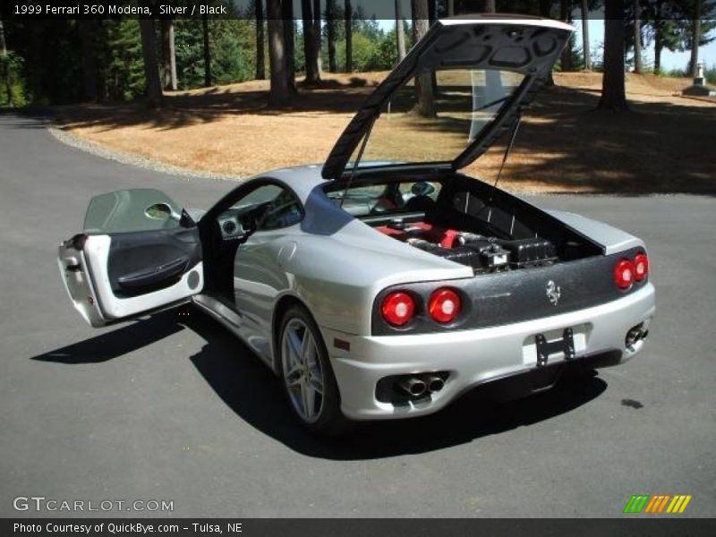 Silver / Black 1999 Ferrari 360 Modena