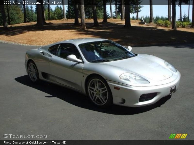 Silver / Black 1999 Ferrari 360 Modena