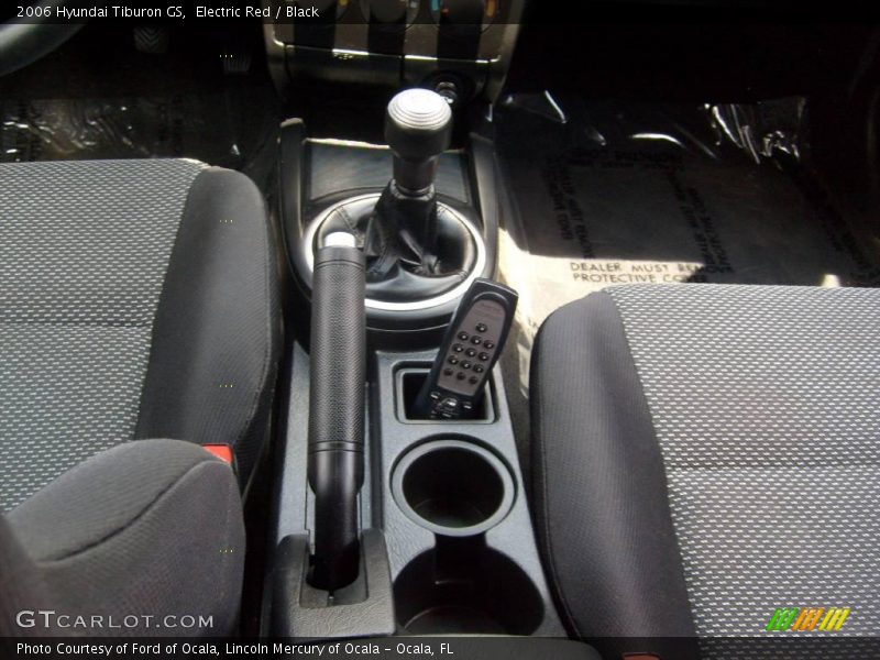 Electric Red / Black 2006 Hyundai Tiburon GS