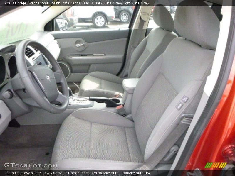 Sunburst Orange Pearl / Dark Slate Gray/Light Slate Gray 2008 Dodge Avenger SXT