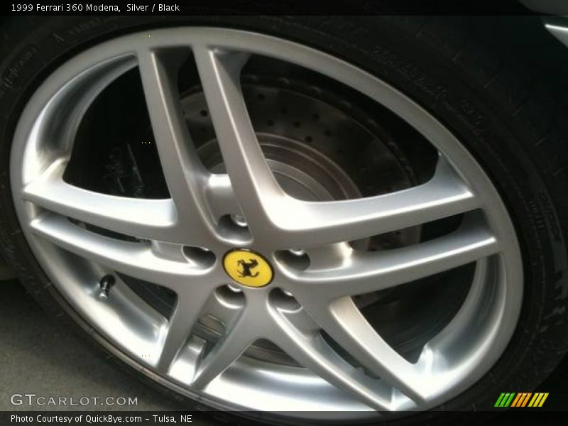 Silver / Black 1999 Ferrari 360 Modena