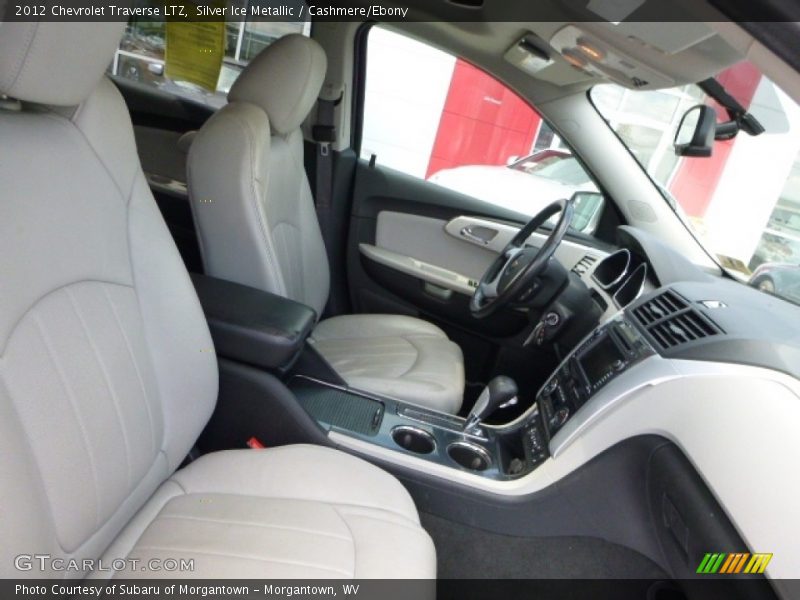 Silver Ice Metallic / Cashmere/Ebony 2012 Chevrolet Traverse LTZ