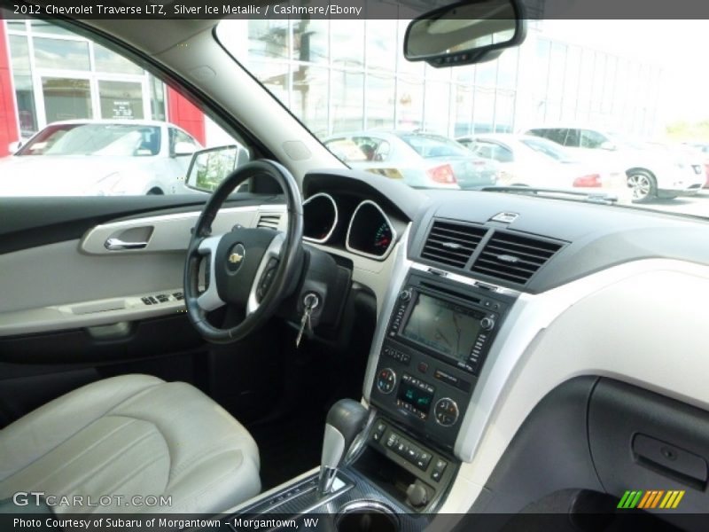 Silver Ice Metallic / Cashmere/Ebony 2012 Chevrolet Traverse LTZ