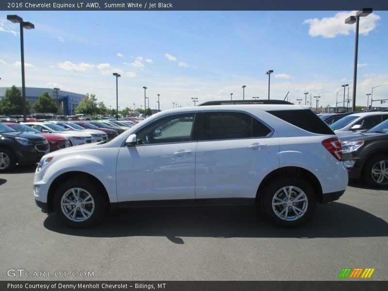 Summit White / Jet Black 2016 Chevrolet Equinox LT AWD