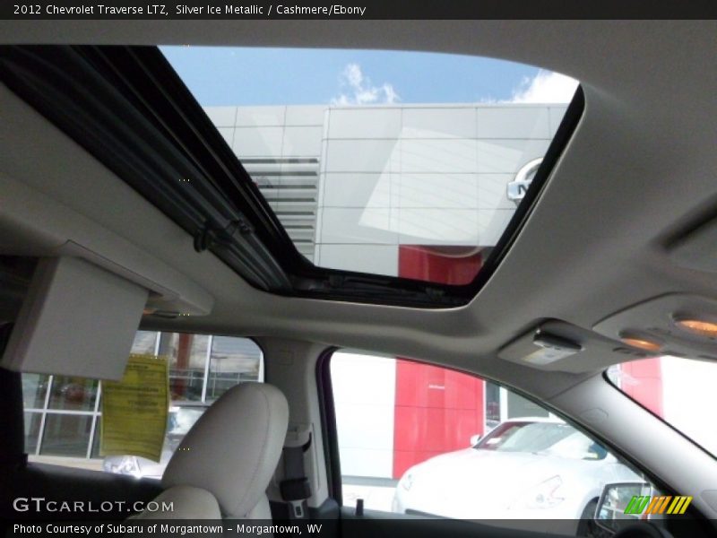 Silver Ice Metallic / Cashmere/Ebony 2012 Chevrolet Traverse LTZ