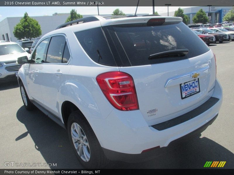 Summit White / Jet Black 2016 Chevrolet Equinox LT AWD