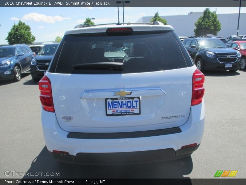 Summit White / Jet Black 2016 Chevrolet Equinox LT AWD