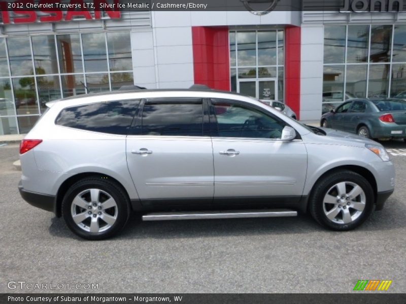 Silver Ice Metallic / Cashmere/Ebony 2012 Chevrolet Traverse LTZ