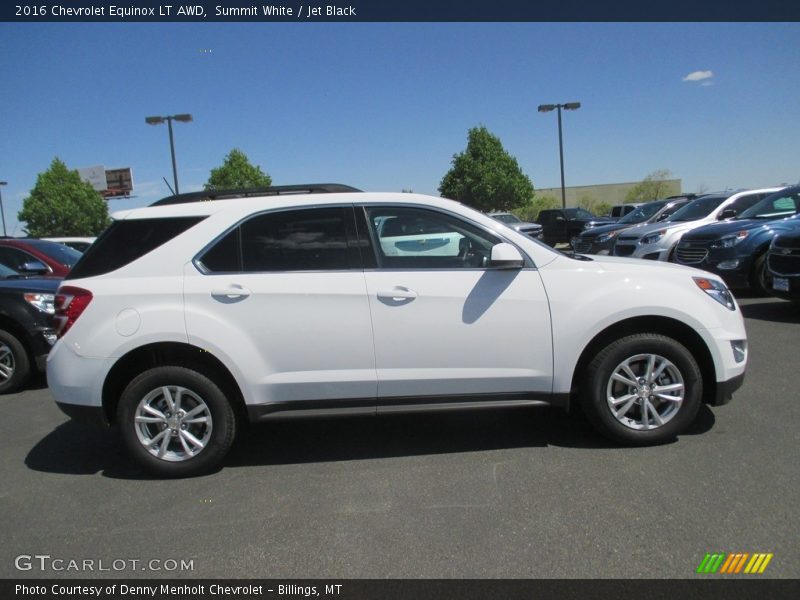 Summit White / Jet Black 2016 Chevrolet Equinox LT AWD