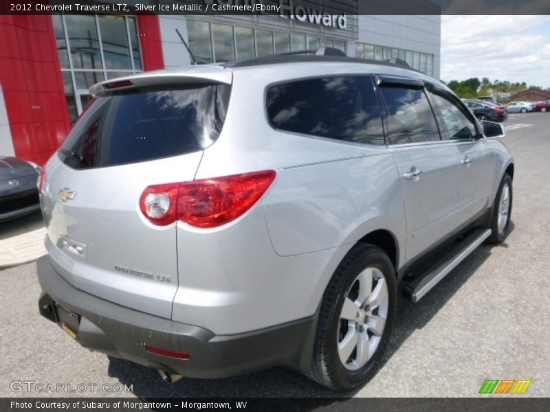 Silver Ice Metallic / Cashmere/Ebony 2012 Chevrolet Traverse LTZ