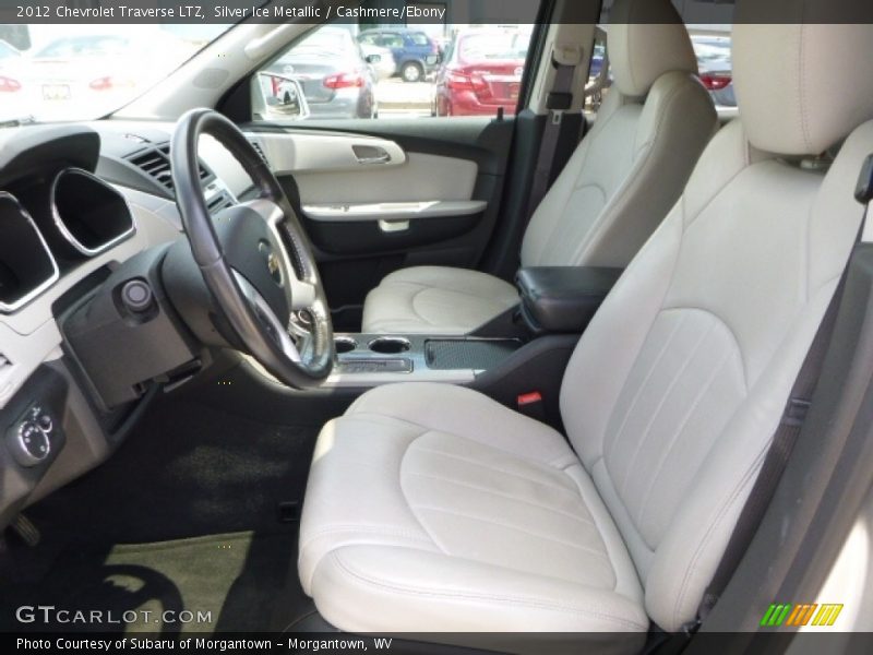 Silver Ice Metallic / Cashmere/Ebony 2012 Chevrolet Traverse LTZ