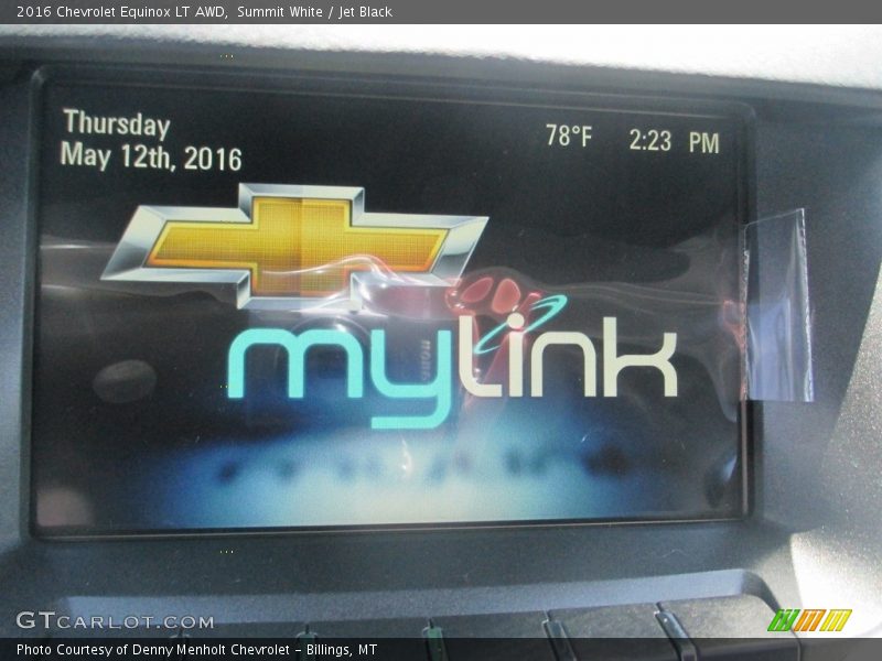 Summit White / Jet Black 2016 Chevrolet Equinox LT AWD
