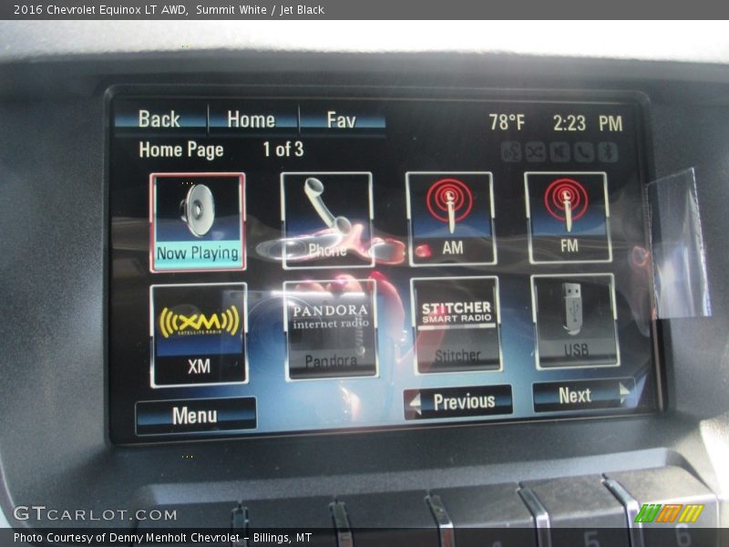 Summit White / Jet Black 2016 Chevrolet Equinox LT AWD