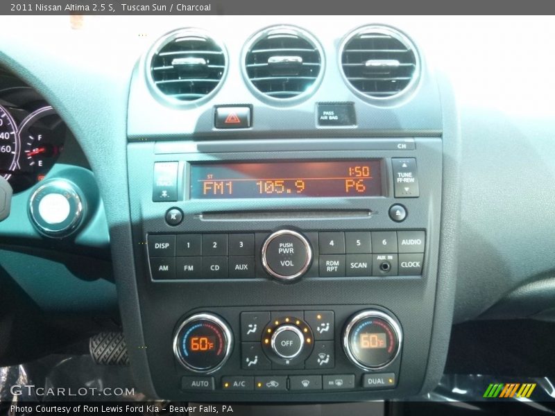 Tuscan Sun / Charcoal 2011 Nissan Altima 2.5 S