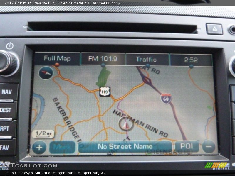 Silver Ice Metallic / Cashmere/Ebony 2012 Chevrolet Traverse LTZ