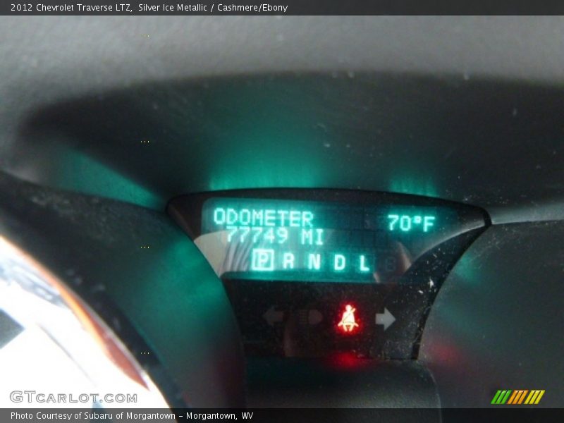 Silver Ice Metallic / Cashmere/Ebony 2012 Chevrolet Traverse LTZ