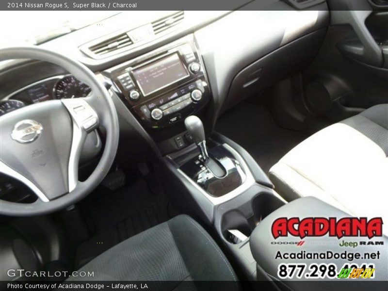 Super Black / Charcoal 2014 Nissan Rogue S