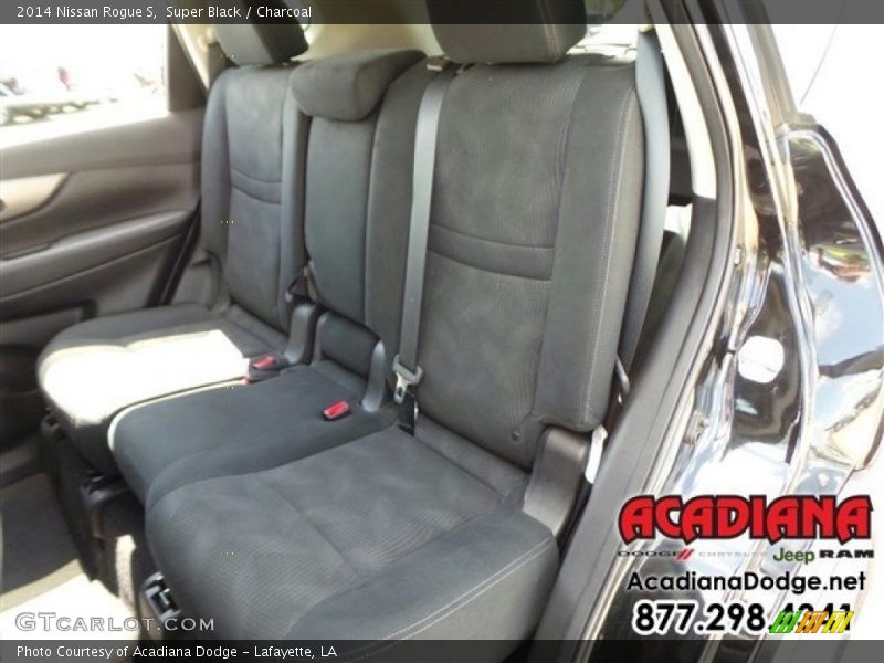 Super Black / Charcoal 2014 Nissan Rogue S