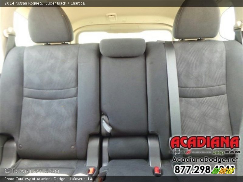 Super Black / Charcoal 2014 Nissan Rogue S