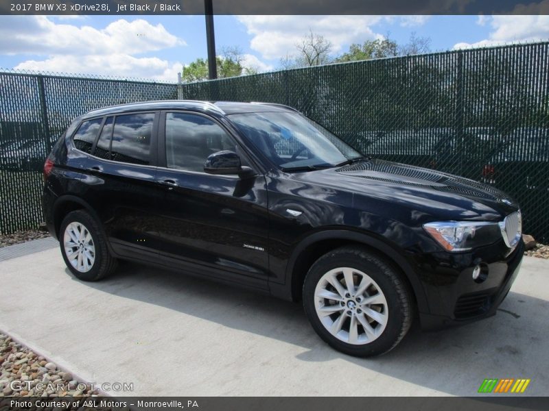 Jet Black / Black 2017 BMW X3 xDrive28i