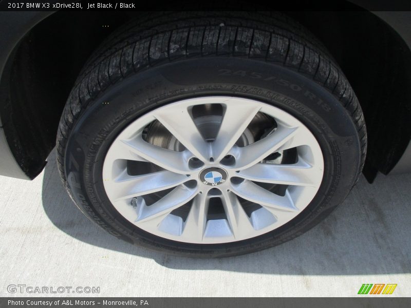 Jet Black / Black 2017 BMW X3 xDrive28i