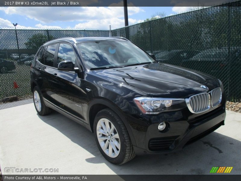 Jet Black / Black 2017 BMW X3 xDrive28i