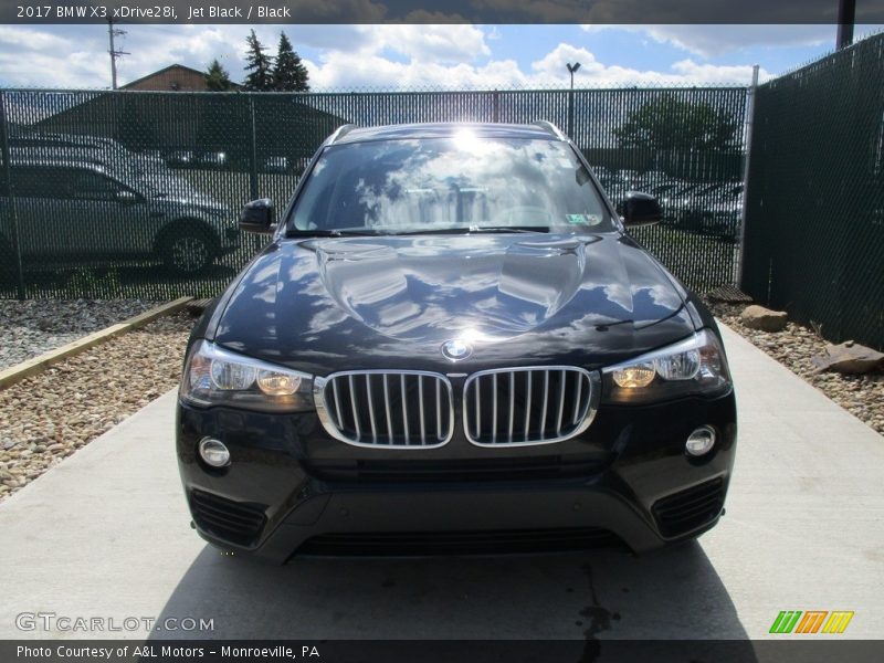 Jet Black / Black 2017 BMW X3 xDrive28i