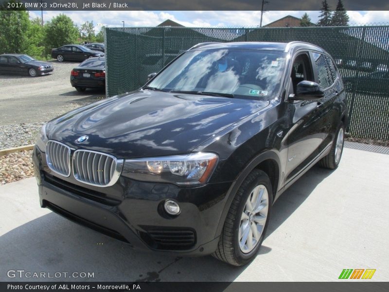 Jet Black / Black 2017 BMW X3 xDrive28i