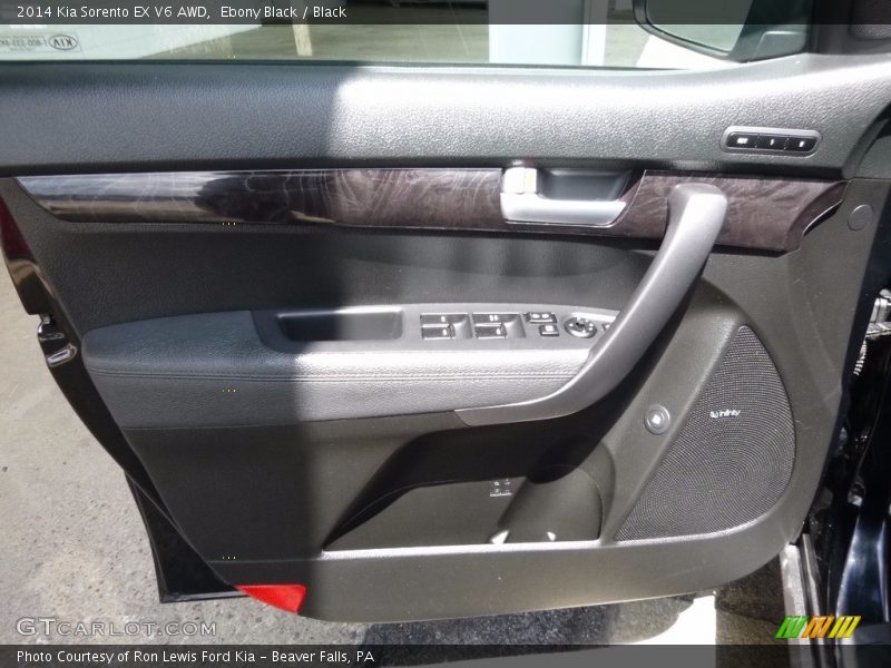 Ebony Black / Black 2014 Kia Sorento EX V6 AWD